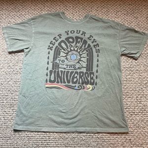 American Eagle Positive Message Oversized Graphic Tee